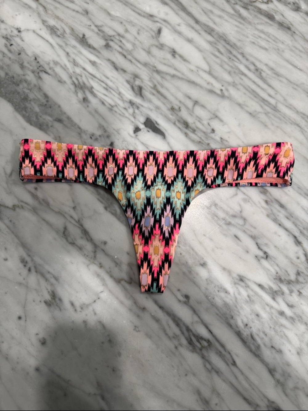 Victoria's Secret Multicolor Geo-Print Bikini Bottom